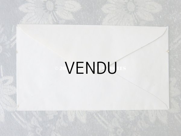 画像4: 未使用 アンティーク  コミュニオンの封筒 レースの透かし模様 (4)