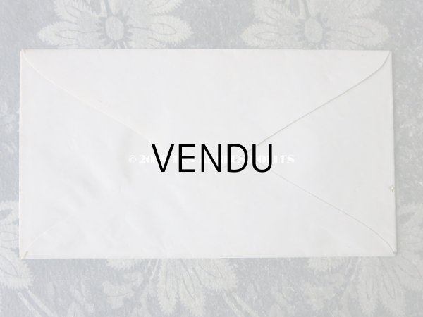 画像7: 未使用 アンティーク  コミュニオンの封筒 レースの透かし模様 (7)