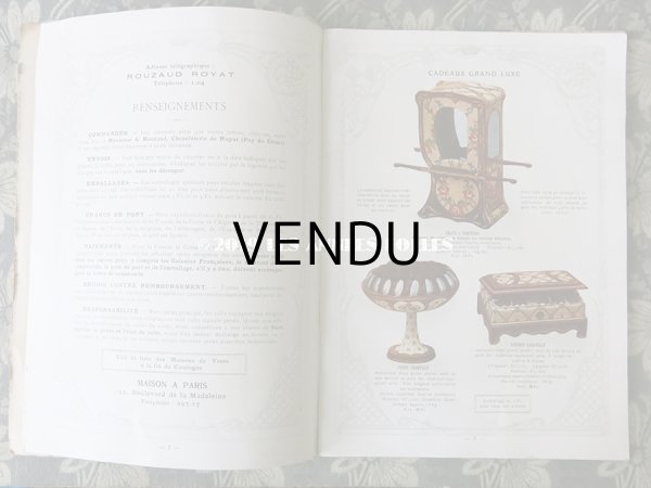 画像5: 1911年 アンティーク 【マルキーズ・ ドゥ・セヴィニエ】 のカタログ A LA MARQUISE DE SEVIGNE CHOCOLAT DE ROYAL (5)