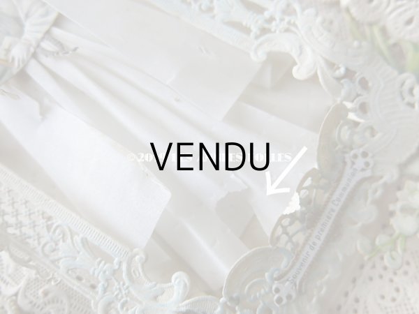 画像9: アンティーク  箱入り初聖体の立体カニヴェ コミュ二オンの少女  (9)