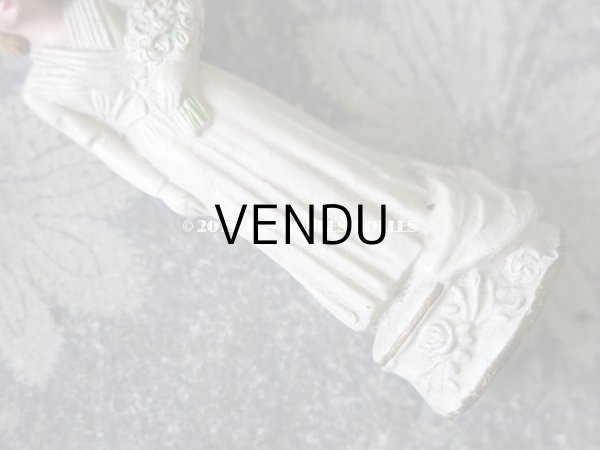 画像5: アンティーク 花嫁の石膏人形 ウェディング (5)