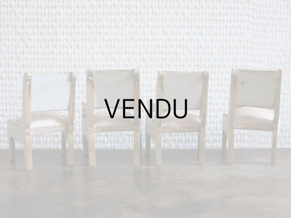 画像12: アンティーク  ミニョネット用　家具＆ティーセットのセット (12)