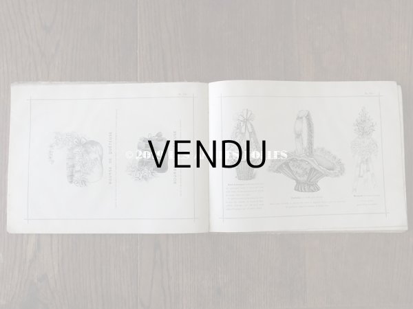 画像13: 1900年代 アンティーク 花屋 フルリストのアルバム ALBUM DU FLEURIST (13)