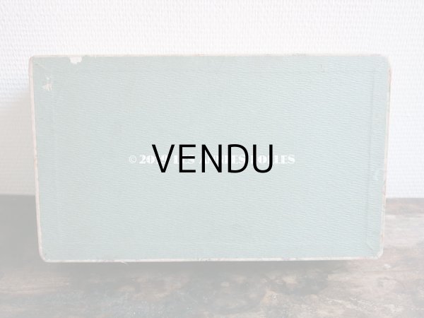 画像7: 1900年代 アンティーク 春色の花のガーランド  カルトナージュボックス　 (7)