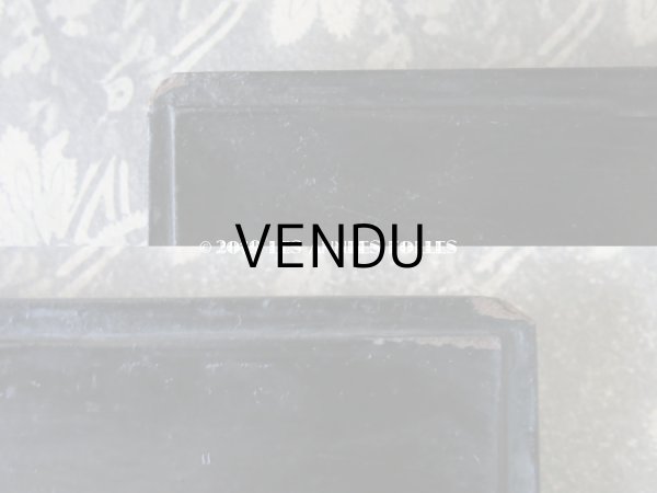 画像7: 19世紀 ナポレオン3世 アンティーク  ペンケース 天使 パピエマシェ PLUMES & CRAYONS (7)