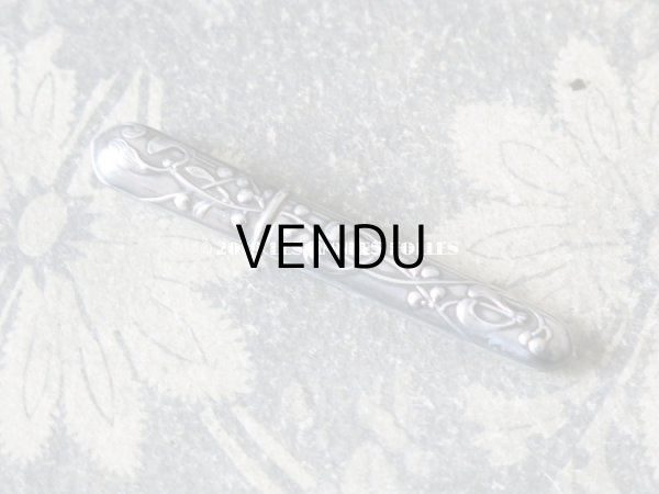 画像4: 1900年代 アンティーク シルバー製 ヤドリギの裁縫道具セット  (4)