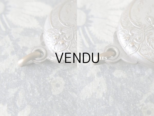 画像4: アンティーク シャトレーヌ用 ミラー リボンが結ばれた薔薇の花かご (4)