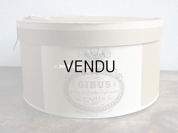 画像7: アンティーク ハットボックス - GIBUS -  (7)