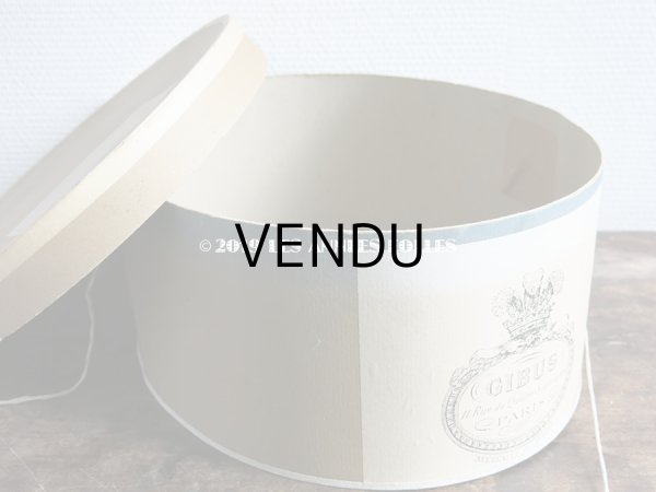 画像10: アンティーク ハットボックス - GIBUS -  (10)