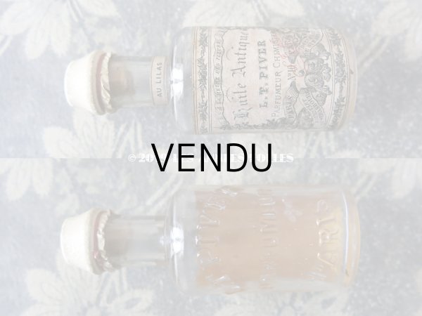 画像3: アンティーク 小さなパフュームボトル HUILE ANTIQUE A LA REINE DES FLEURS - L.T.PIVER - (3)