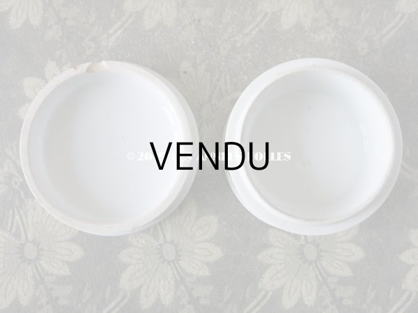 画像7: アンティーク クリームポット CREME COSMETIQUE DE SAVON D'AMANDES AMERES - ED.PINAUD PARIS - (7)
