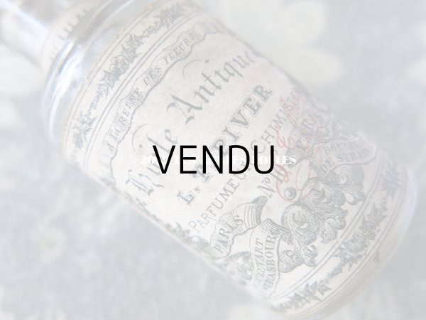 画像5: アンティーク 小さなパフュームボトル HUILE ANTIQUE A LA REINE DES FLEURS - L.T.PIVER - (5)