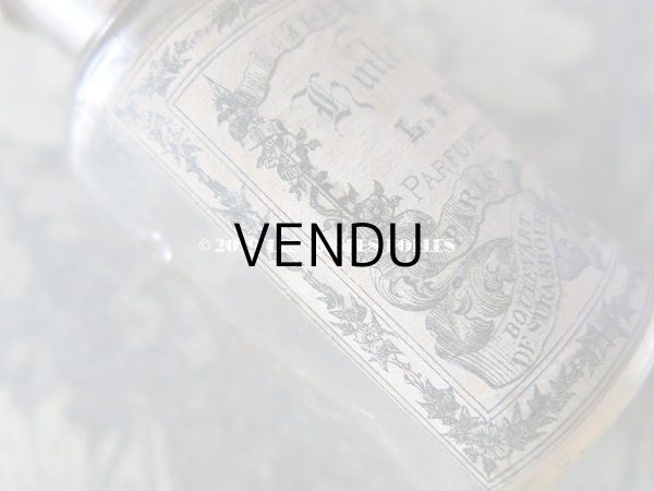 画像6: アンティーク 小さなパフュームボトル HUILE ANTIQUE A LA REINE DES FLEURS - L.T.PIVER - (6)