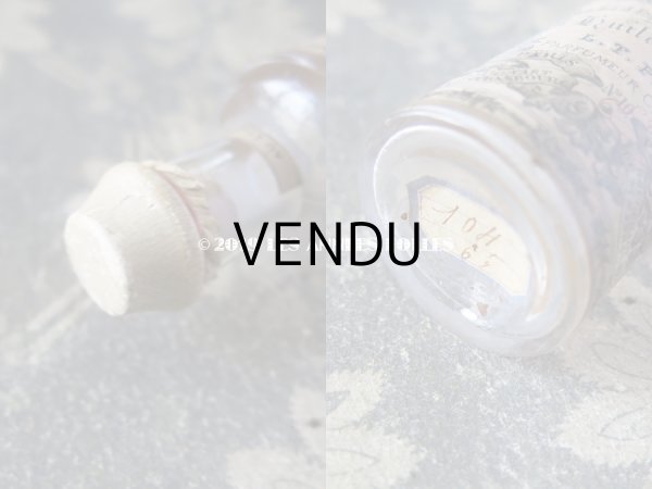 画像8: アンティーク 小さなパフュームボトル HUILE ANTIQUE A LA REINE DES FLEURS - L.T.PIVER - (8)