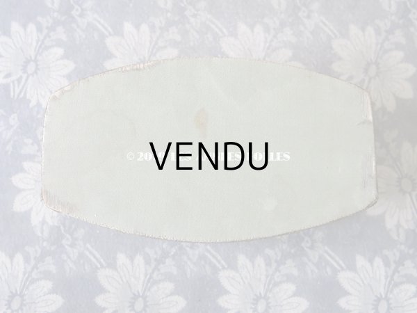 画像6: 1920年代 アンティーク リボン刺繍の カルトナージュボックス  (6)