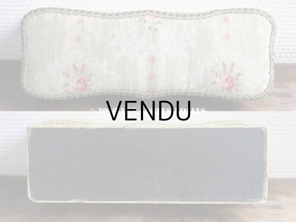 画像3: 1900年代 アンティーク 薔薇の小さなカルトナージュボックス　 (3)