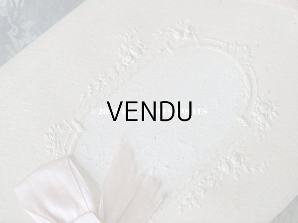 画像6: アンティーク ドラジェのお菓子箱 薔薇のガーランド＆ピンクのリボン (6)