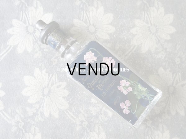 画像2: 1900年代 アンティーク パフュームボトル 菫の香水瓶 EAU DE TOILETTE VIOLETTES DES PARME - ED.PINAUD - (2)