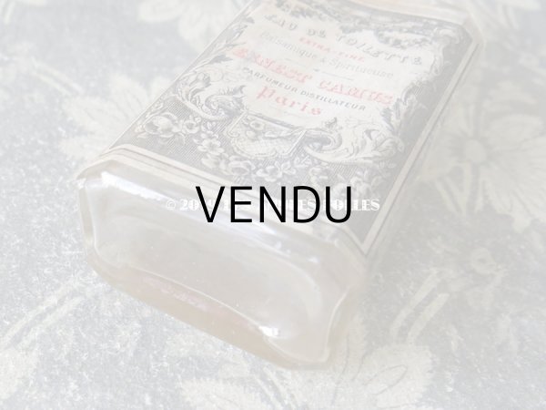 画像4: アンティーク パフュームボトル 薔薇のガーランド EAU DE TOILETTE - ERNEST CAMUS PARIS - (4)