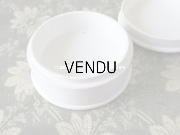 画像5: アンティーク クリームポット CREME DE SAVON AUX AMANDES AMERES - L.T.PIVER PARIS - (5)