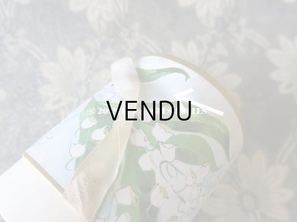 画像9: アンティーク　鈴蘭のパフュームボックス＆ボトル MUGUET DE FRANCE - BERDOUES FRANCE - (9)