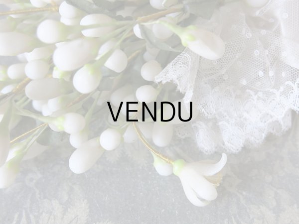 画像9: 1900年代 アンティーク ワックスフラワーのブーケ & ヘッドドレスのセット　ウェディングブーケ 　結婚式 ティアラ (9)