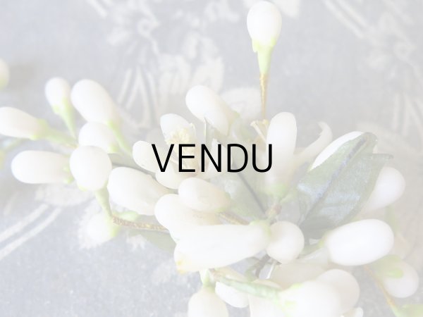 画像14: 1900年代 アンティーク ワックスフラワーのブーケ & ヘッドドレスのセット　ウェディングブーケ 　結婚式 ティアラ (14)