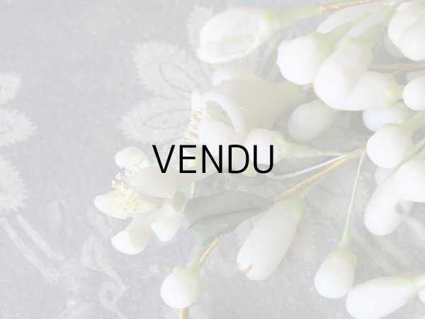 画像11: 1900年代 アンティーク ワックスフラワーのブーケ & ヘッドドレスのセット　ウェディングブーケ 　結婚式 ティアラ (11)