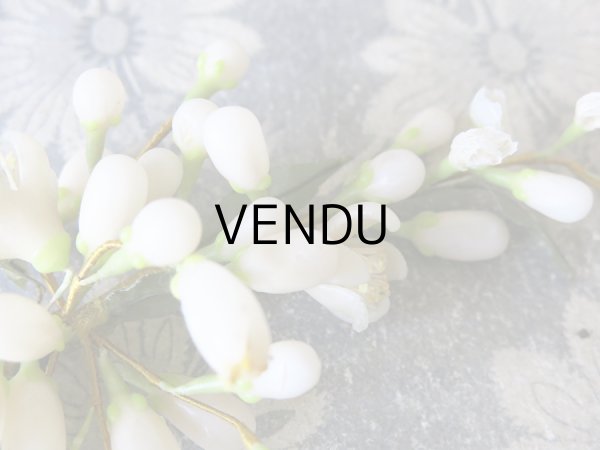 画像18: 1900年代 アンティーク ワックスフラワーのブーケ & ヘッドドレスのセット　ウェディングブーケ 　結婚式 ティアラ (18)