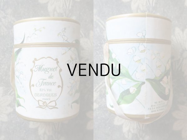 画像4: アンティーク　鈴蘭のパフュームボックス＆ボトル MUGUET DE FRANCE - BERDOUES FRANCE - (4)