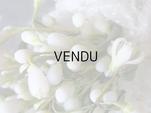 画像10: 1900年代 アンティーク ワックスフラワーのブーケ & ヘッドドレスのセット　ウェディングブーケ 　結婚式 ティアラ (10)