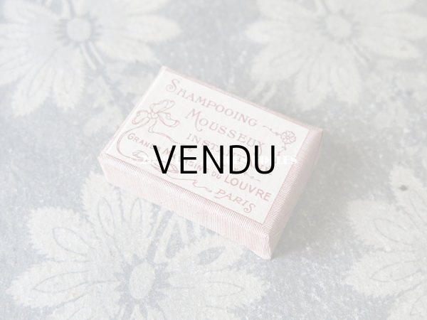画像7: 未使用 1920年代 アンティーク ルーブル百貨店　ソープボックス SHAMPOOING MOUSSEUX INSTANTE - GRANDS MAGASINS DU LOUVRE PARIS - (7)