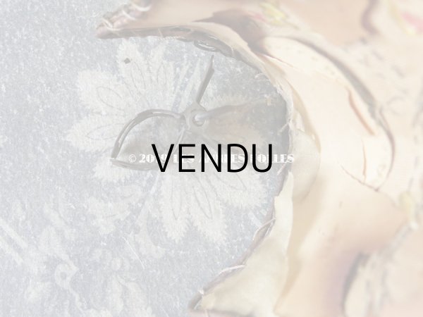 画像12: 19世紀 アンティーク  キャンドルシェード 薔薇のリボン刺繍 (12)