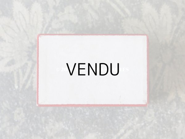 画像4: アンティーク ファーマシーボックス 黒＆赤＆白 (4)