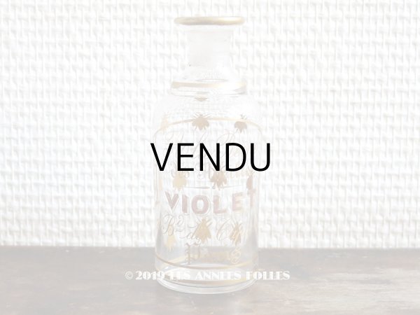 画像1: アンティーク パフュームボトル A LA REINE DES ABEILLES - VIOLET PARIS - (1)