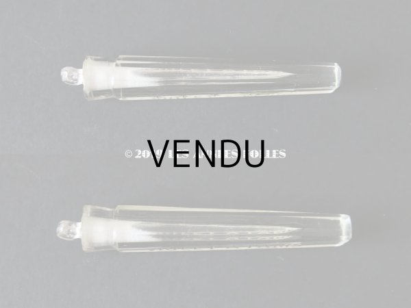 画像3: アンティーク 女王蜂 クリスタル製 パフュームリー VIOLETの気付け薬の小瓶 - VIOLET PARIS - (3)