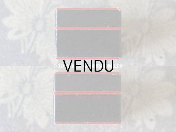 画像6: アンティーク ファーマシーボックス 黒＆赤＆白 (6)