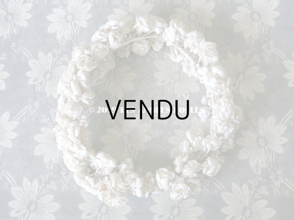 画像4: 1900年代 アンティーク 小さな薔薇の特別なヘッドリース ティアラ (4)