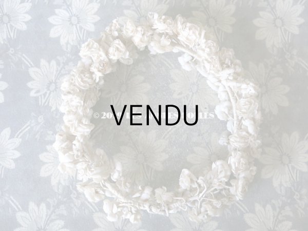 画像5: 1900年代 アンティーク 小さな薔薇の特別なヘッドリース ティアラ (5)