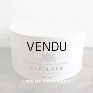 画像: アンティーク ハットボックス M - GELOT -