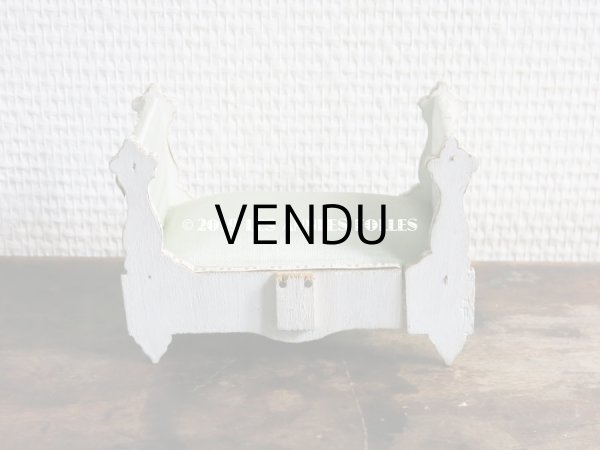 画像3: アンティーク  ミニョネット用　ドール用 ベッド (3)