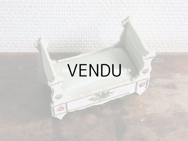 画像4: アンティーク  ミニョネット用　ドール用 ベッド (4)