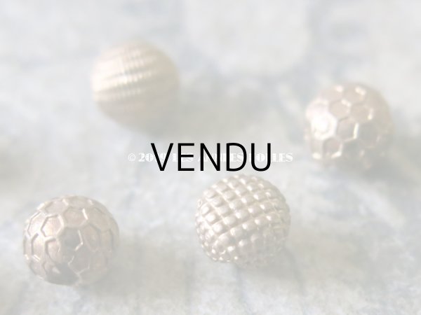 画像6: アンティーク メタルボタン ゴールド 極小 5mm  6ピースのセット (6)