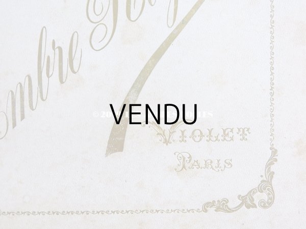 画像5: アンティーク 大きなコフレ AMBRE ROYAL - VIOLET PARIS - (5)