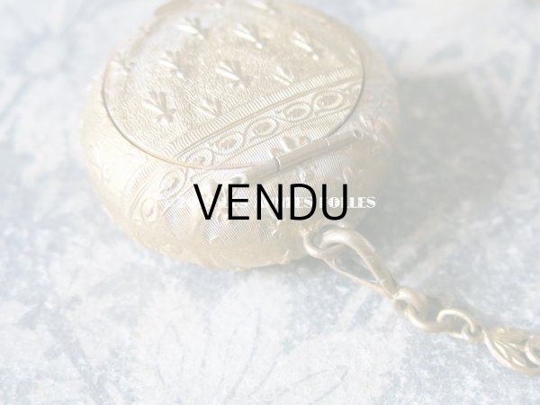 画像18: 19世紀 アンティーク シャトレーヌ ナポレオンの蜜蜂の紋章 & エルミンの紋章 CHATELAINE POMPONNE (18)