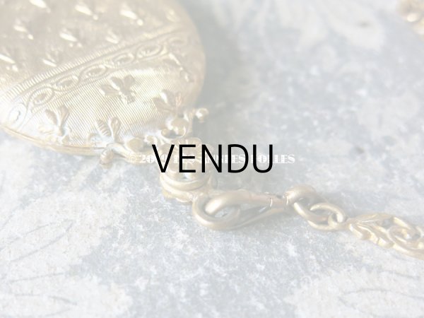 画像12: 19世紀 アンティーク シャトレーヌ ナポレオンの蜜蜂の紋章 & エルミンの紋章 CHATELAINE POMPONNE (12)