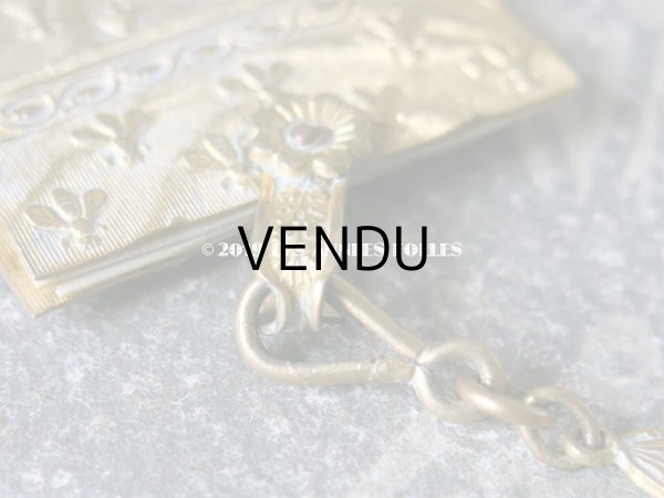画像7: 19世紀 アンティーク シャトレーヌ ナポレオンの蜜蜂の紋章 & エルミンの紋章 CHATELAINE POMPONNE (7)