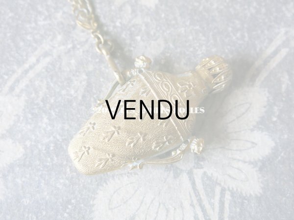 画像13: 19世紀 アンティーク シャトレーヌ ナポレオンの蜜蜂の紋章 & エルミンの紋章 CHATELAINE POMPONNE (13)