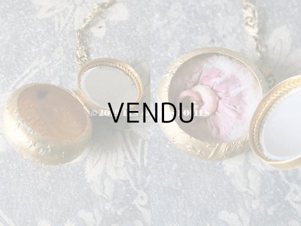 画像17: 19世紀 アンティーク シャトレーヌ ナポレオンの蜜蜂の紋章 & エルミンの紋章 CHATELAINE POMPONNE (17)