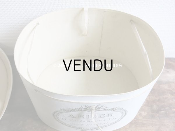 画像11: 1900年代 アンティーク ハットボックス & シルクハット - A.RISER - (11)